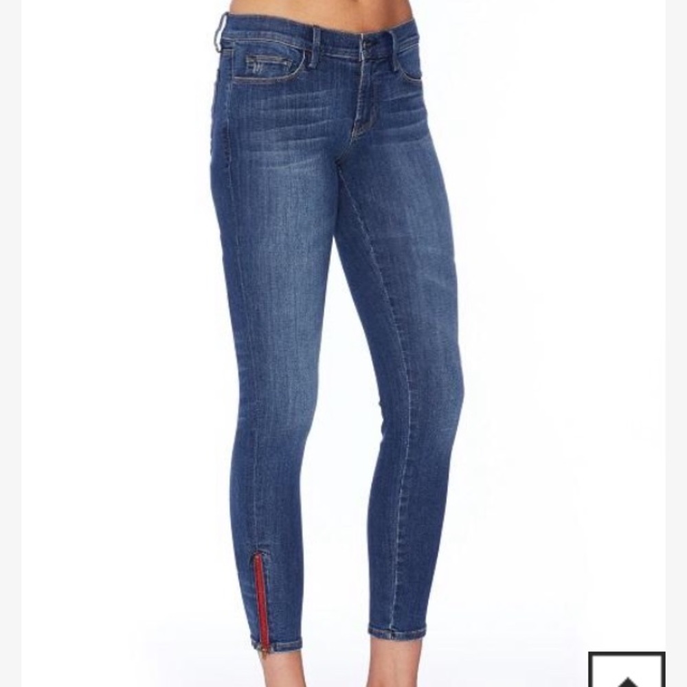 Like New Etienne Marcel Red Zipper jeans-sz 28